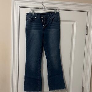 Tahari Indigo Wide Leg Jeans